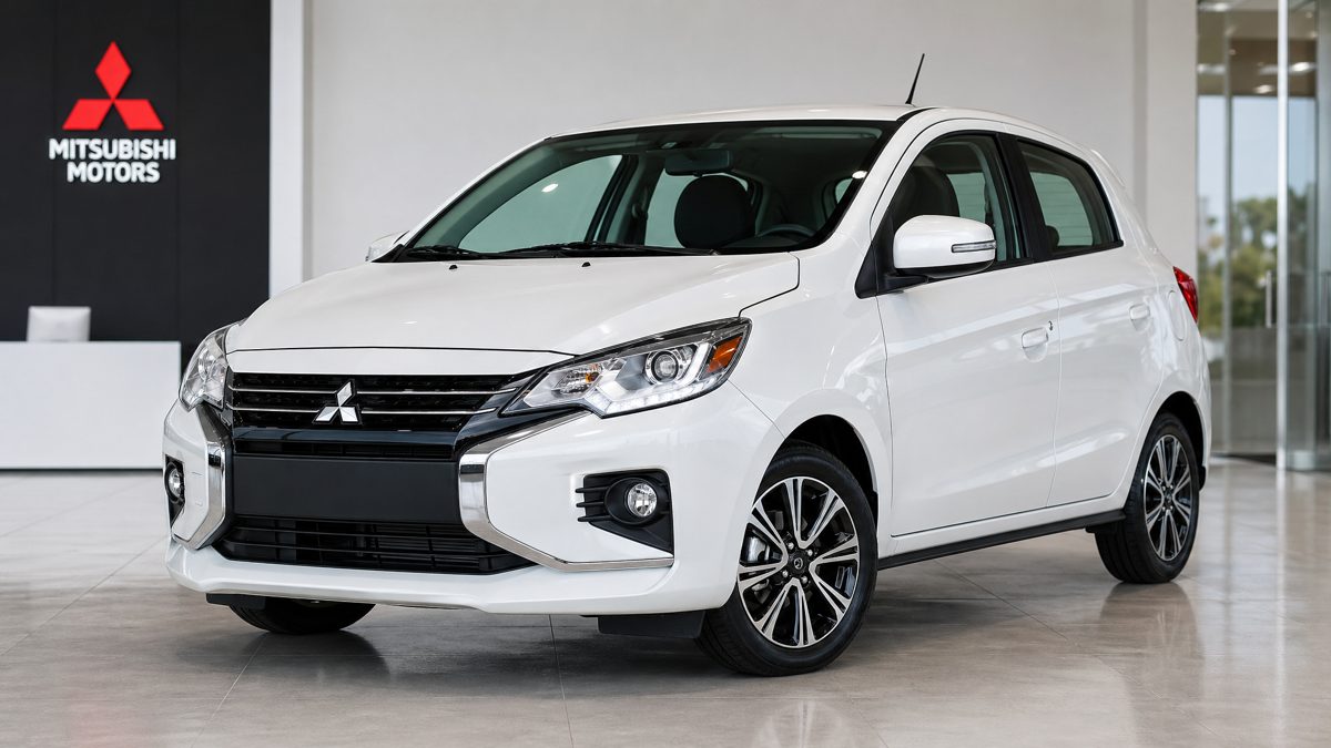 Mitsubishi Mirage White